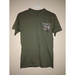 Neff men's green don't trip shirt size small‎
